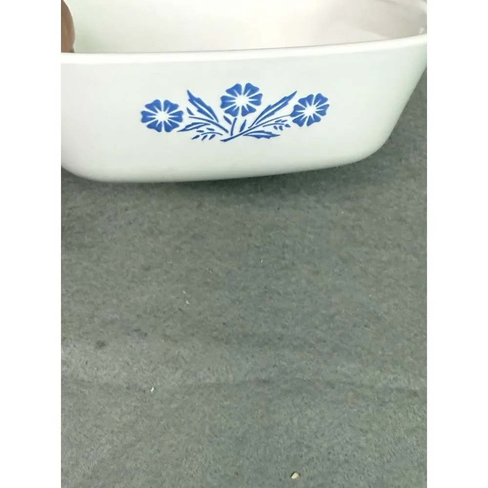VINTAGE CORNING WARE BLUE CORNFLOWER 5 3/8 INCH PETITE‎ PAN P-41 MADE IN U.S.A.